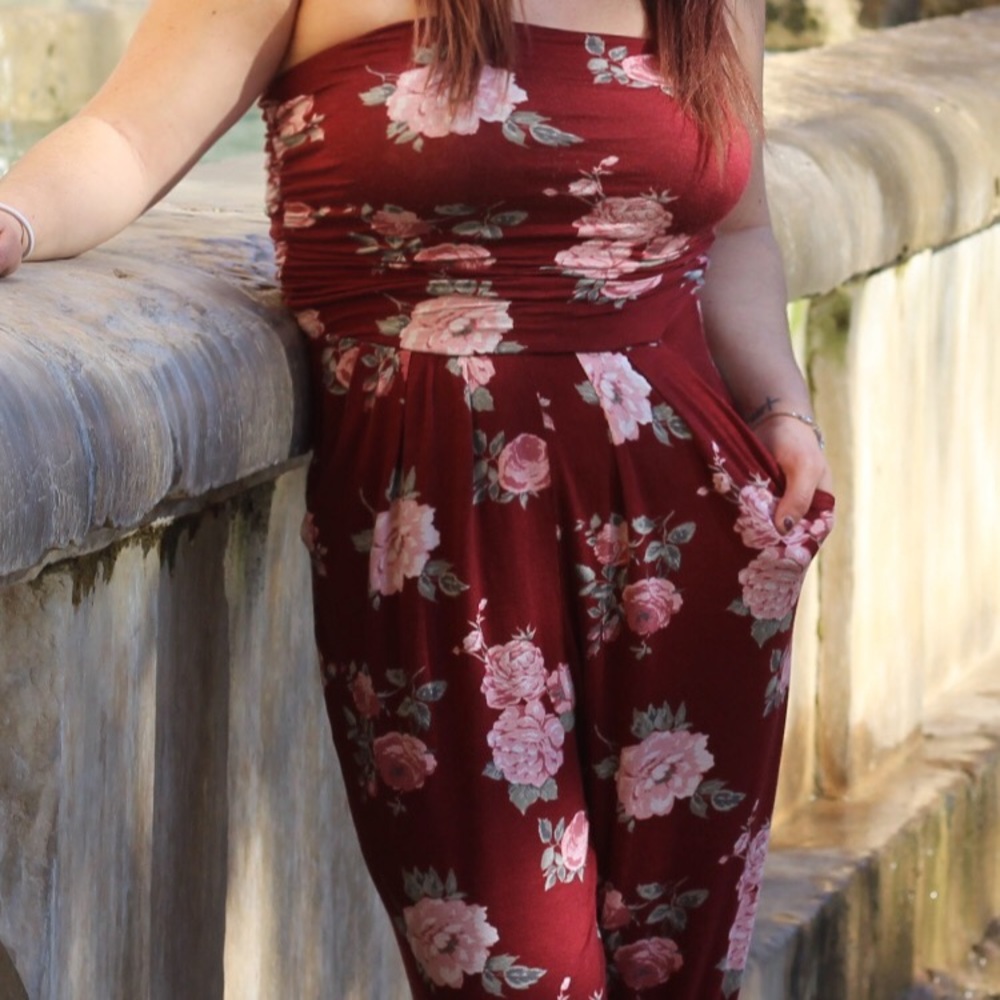 Floral Jumpsuit